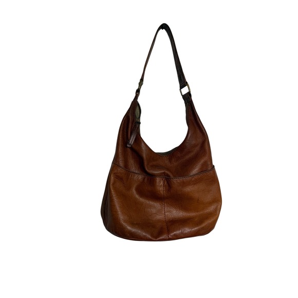 American Leather Co. Handbags - American Leather Co Brown Slouchy Hobo Bag Boho Chic Neutral Earthcore Vintage